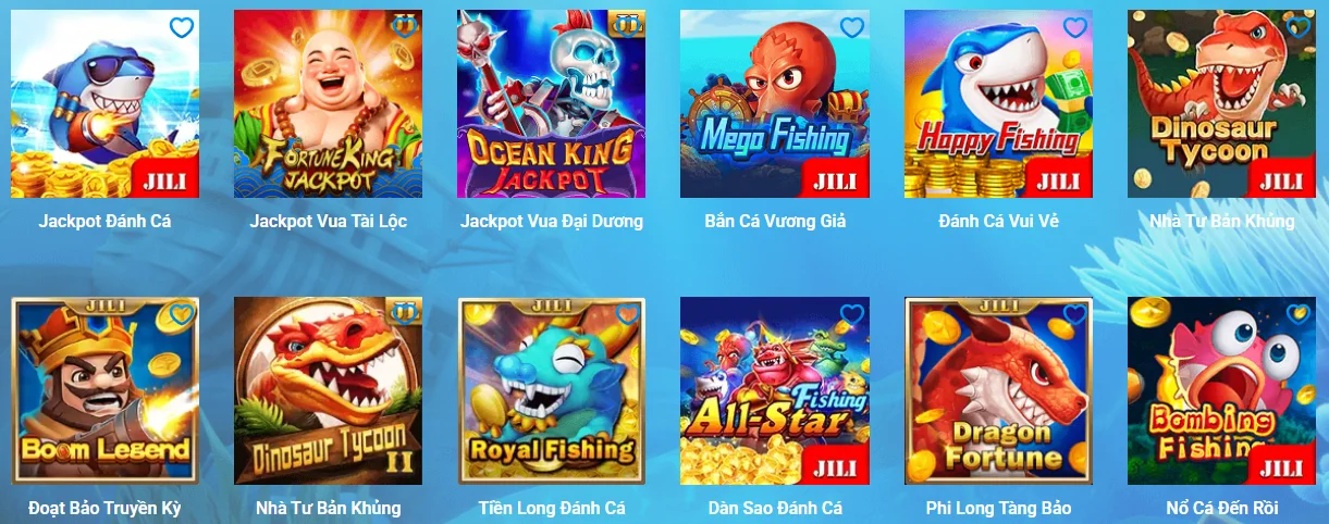 RR88 fish shooting games collection JILI